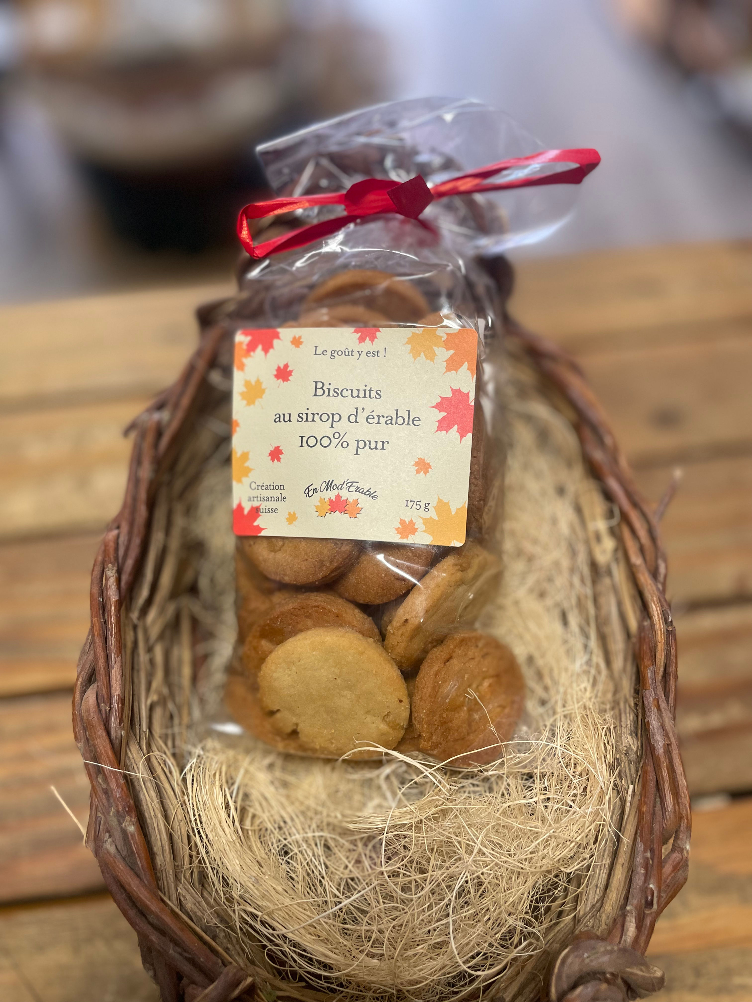 Biscuits au Sirop d'Érable "En Mod'Erable" Chez ékho Moudon Suisse
