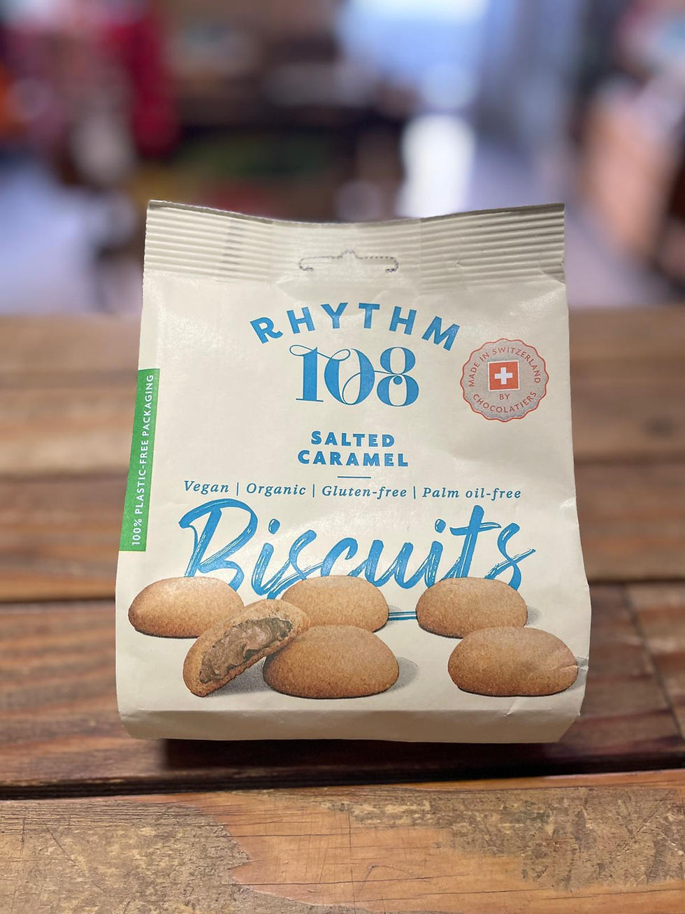 Biscuits au Caramel Salé "Rhythm 108" chez ekho Moudon Suisse