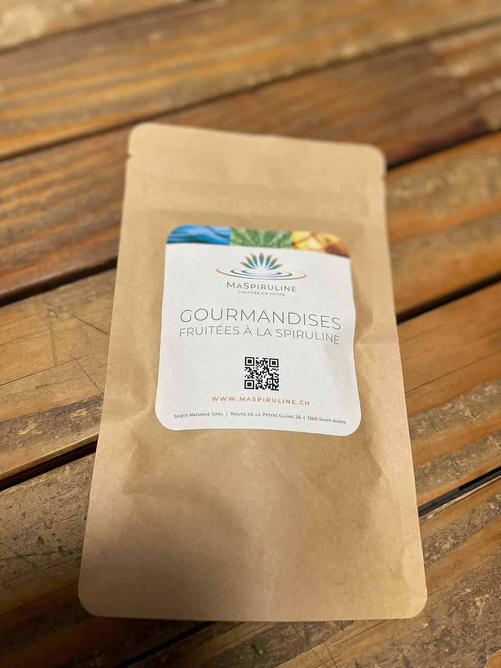 Gourmandise Fruitées à la Spiruline "Ma Spiruline" Chez ékho Moudon