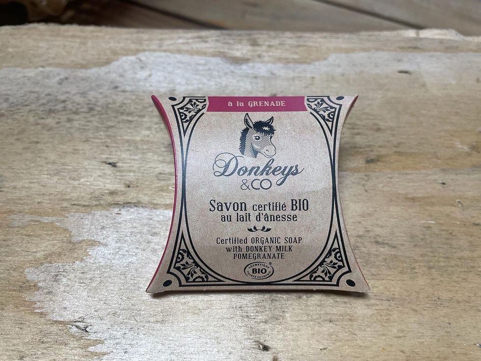 Savon au Lait d'Ânesse Bio, Grenade - Donkeys & CO Chez ékho Moudon Suisse