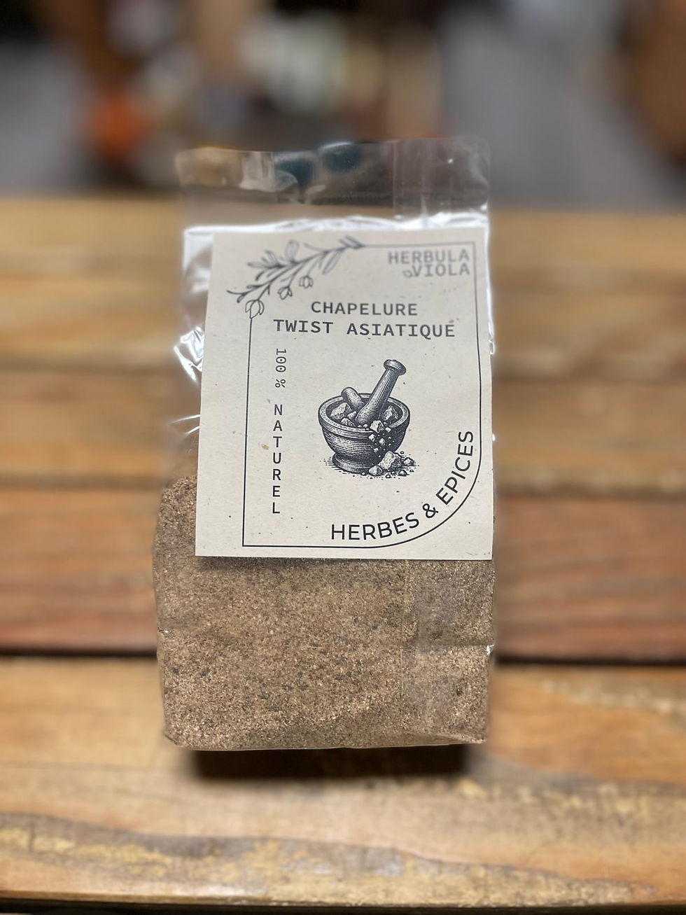 Chapelure Twist Asiatique 100% Naturel "Herbula Viola" Chez ékho Moudon