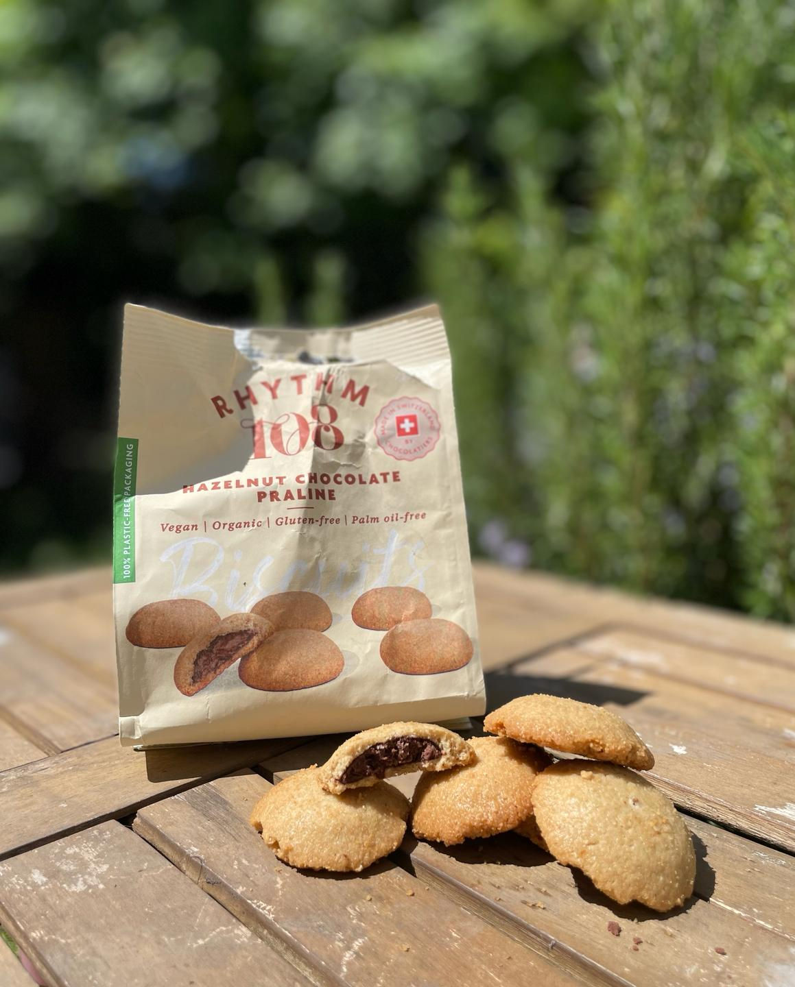 Biscuits sablés fourrés - Praliné au Chocolat & Noisette "Rhythm 108" chez ekho Moudon Suisse