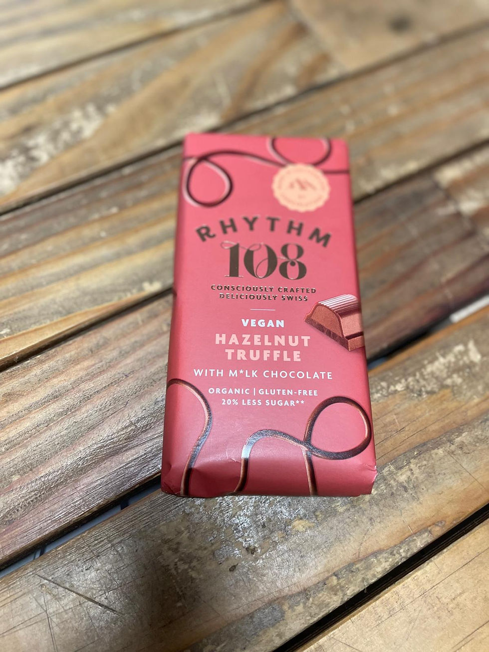 Chocolat Truffé aux Noisettes "Rhythm108" Chez ékho Moudon Suisse