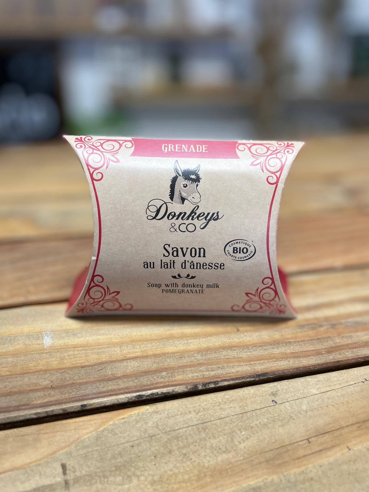 Savon au Lait d'Ânesse Bio, Grenade "Donkeys & CO"