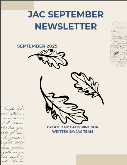 JAC SEPTEMBER NEWSLETTER