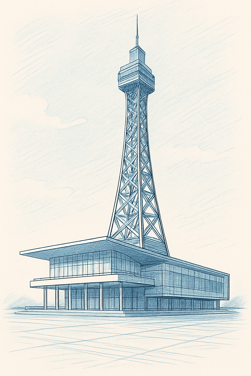 It starts with a line. A shape. A feeling. Reimagine the tower not as a monument to the past, but as a platform for the future—civic, cultural, and full of life.