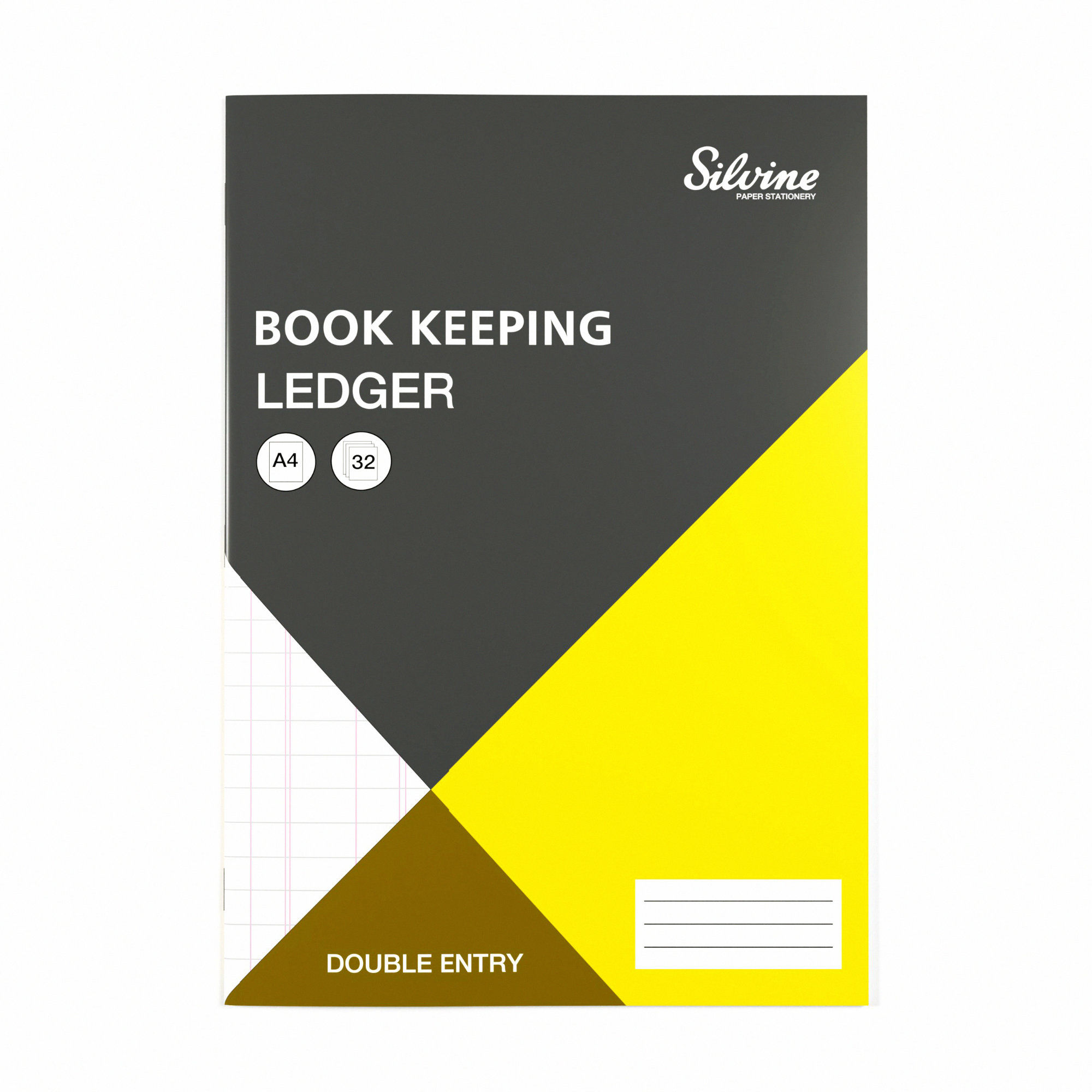 A4 Silvine Account Book - Ledger (Ruled Double Entry)