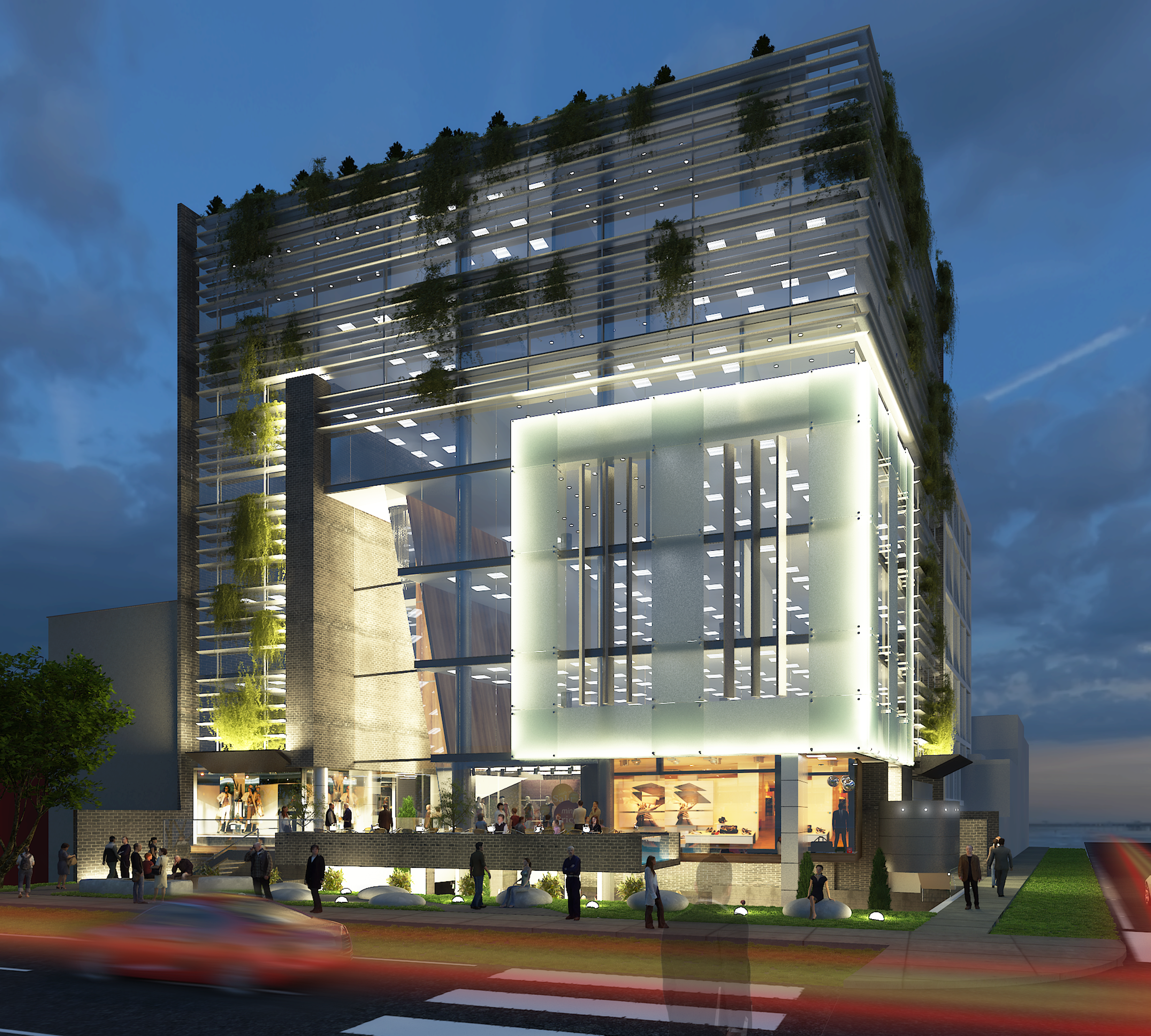 Mix use Restaurant & Residential, 1st Place award 2014