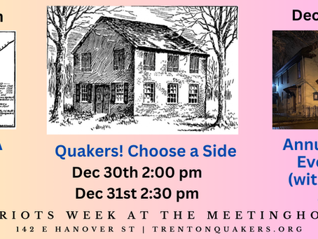 Meaningful Events for Patriots Week 2025 at the Meetinghouse