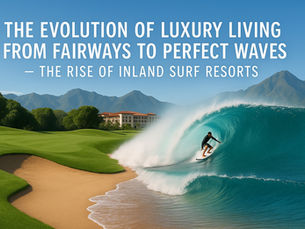 The Evolution of Luxury Living: From Fairways to Perfect Waves – The Rise of Inland Surf Resorts