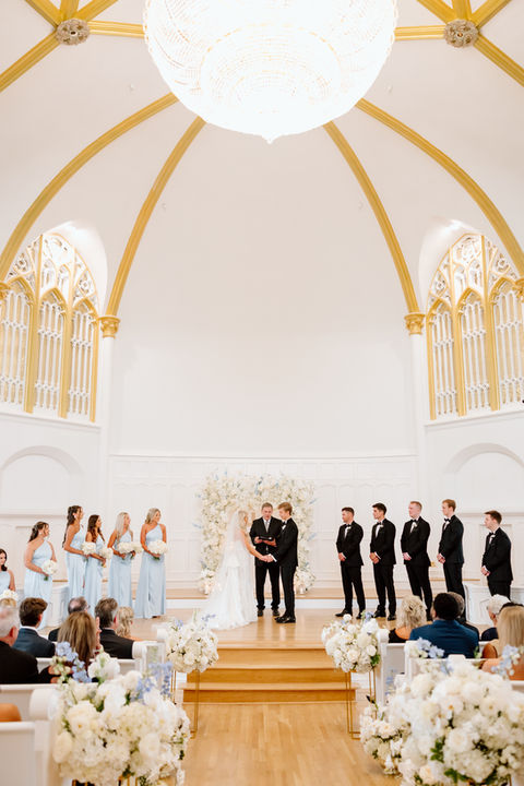 Soft and romantic Ceremony at Melroe Abbey