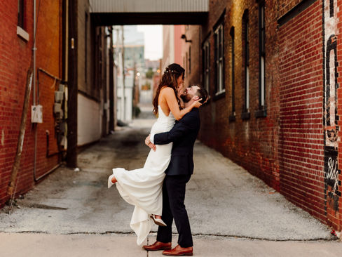 Rhett and Lacey's Modern and Minimal Wedding at The Everly Event Space in Kansas City