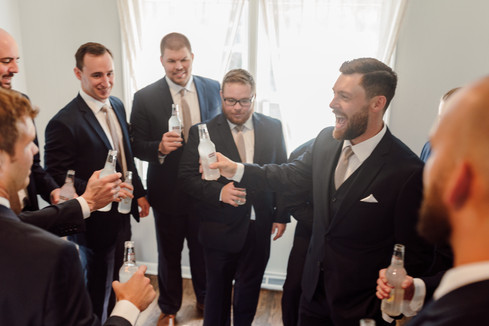 Groom Getting Ready at The Everly Event Space Kansas City