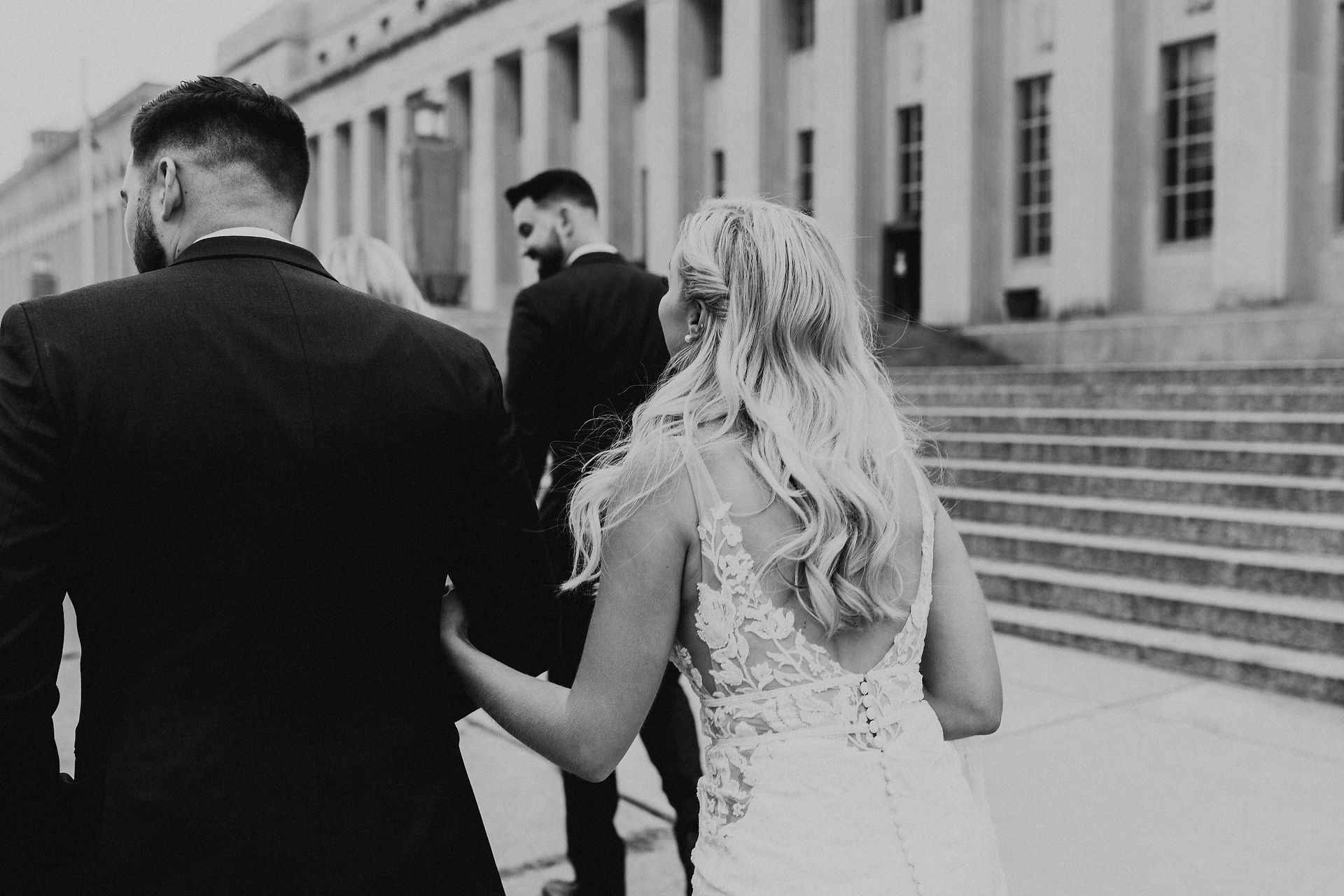 Bridal Party at Union Station St. Louis 