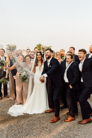 Bridal Party at The World War 1 Museum Kansas City