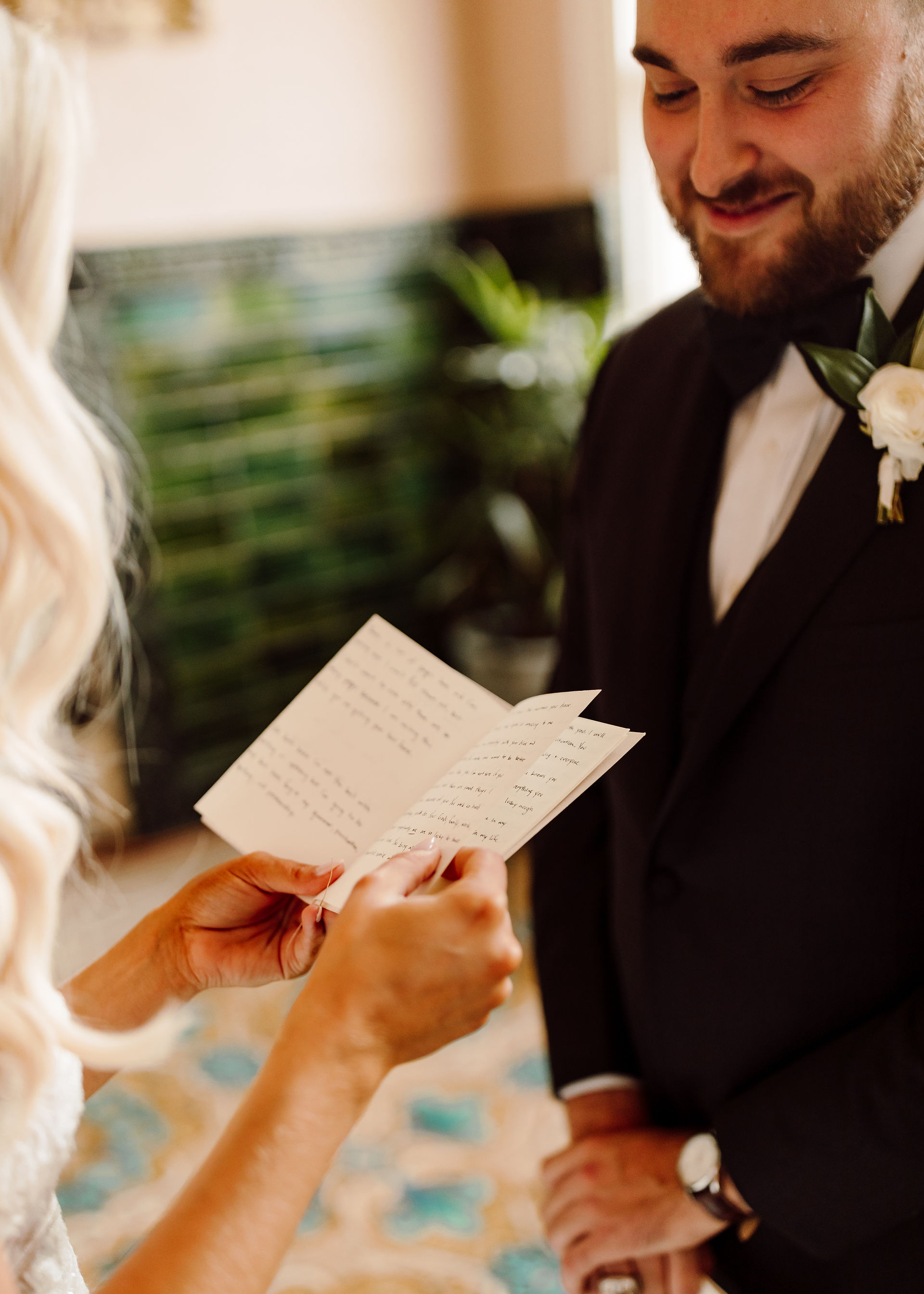 Union Station St. Louis Bride and Groom Vow Reading