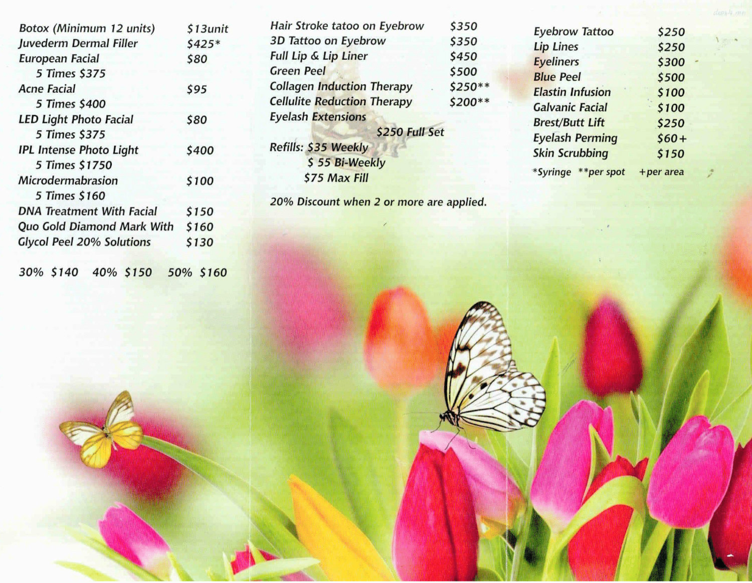 Services & Price Packages