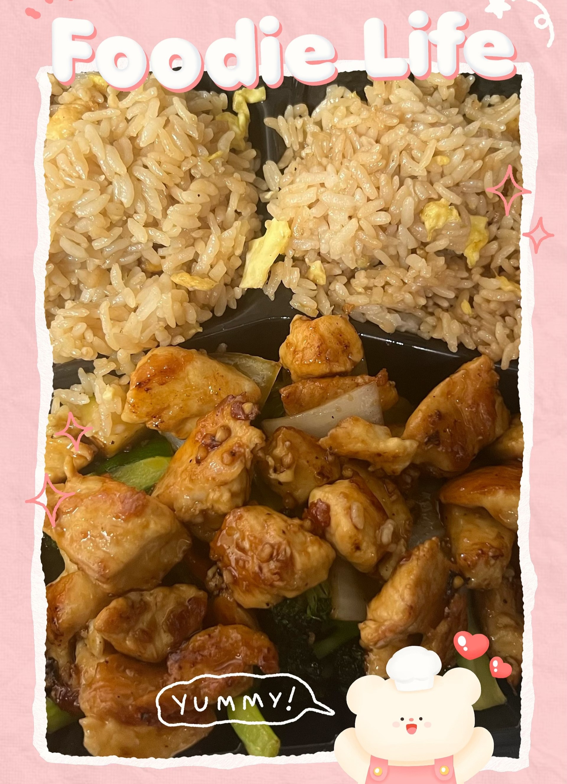 Arranged Food and Objects