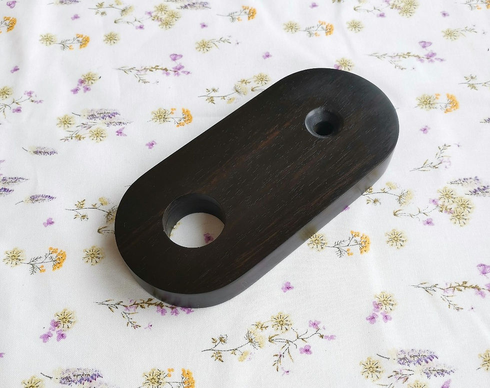 Solid Ebony armboard for TW Acustic and Ikeda 12" tonearm