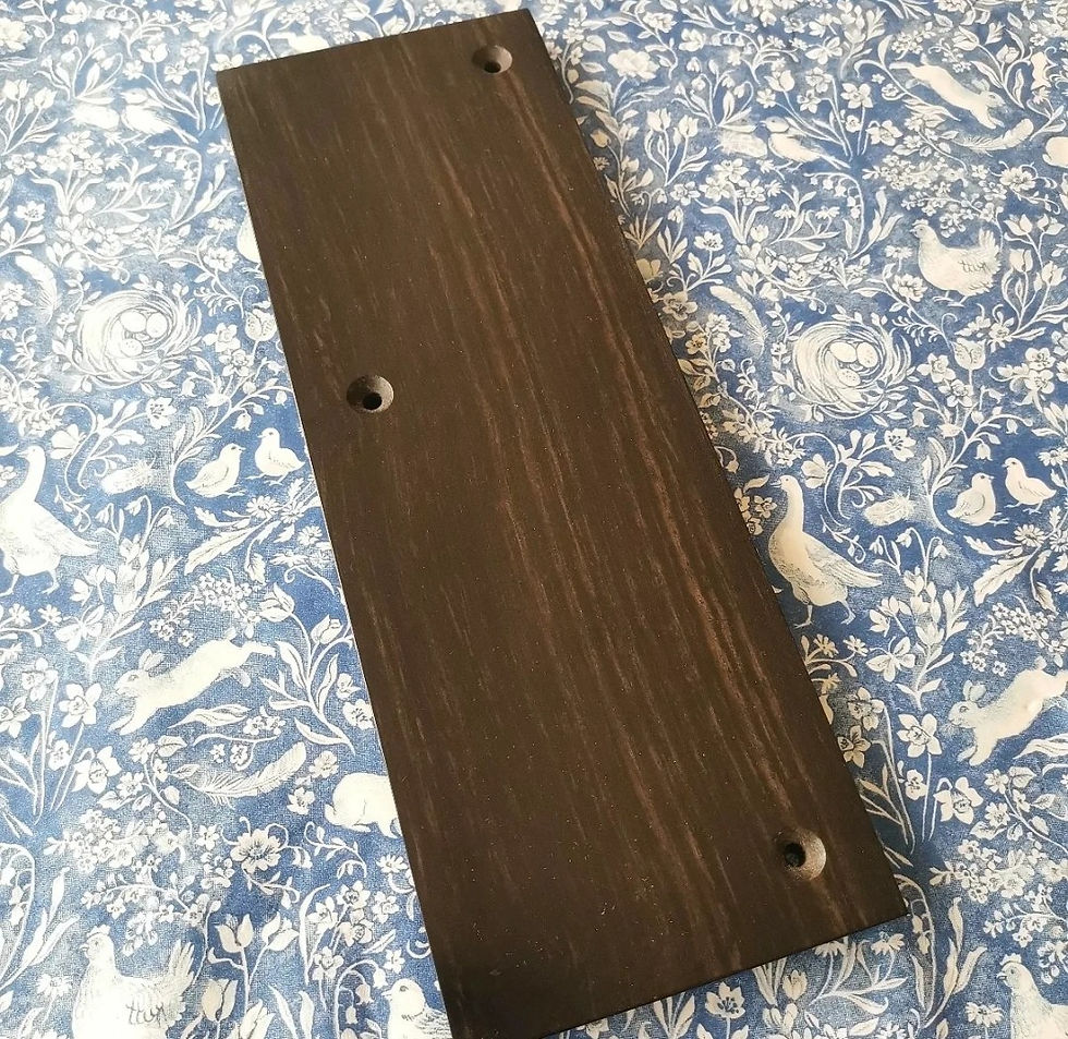 Thorens TD-125mkII armboard in solid ebony