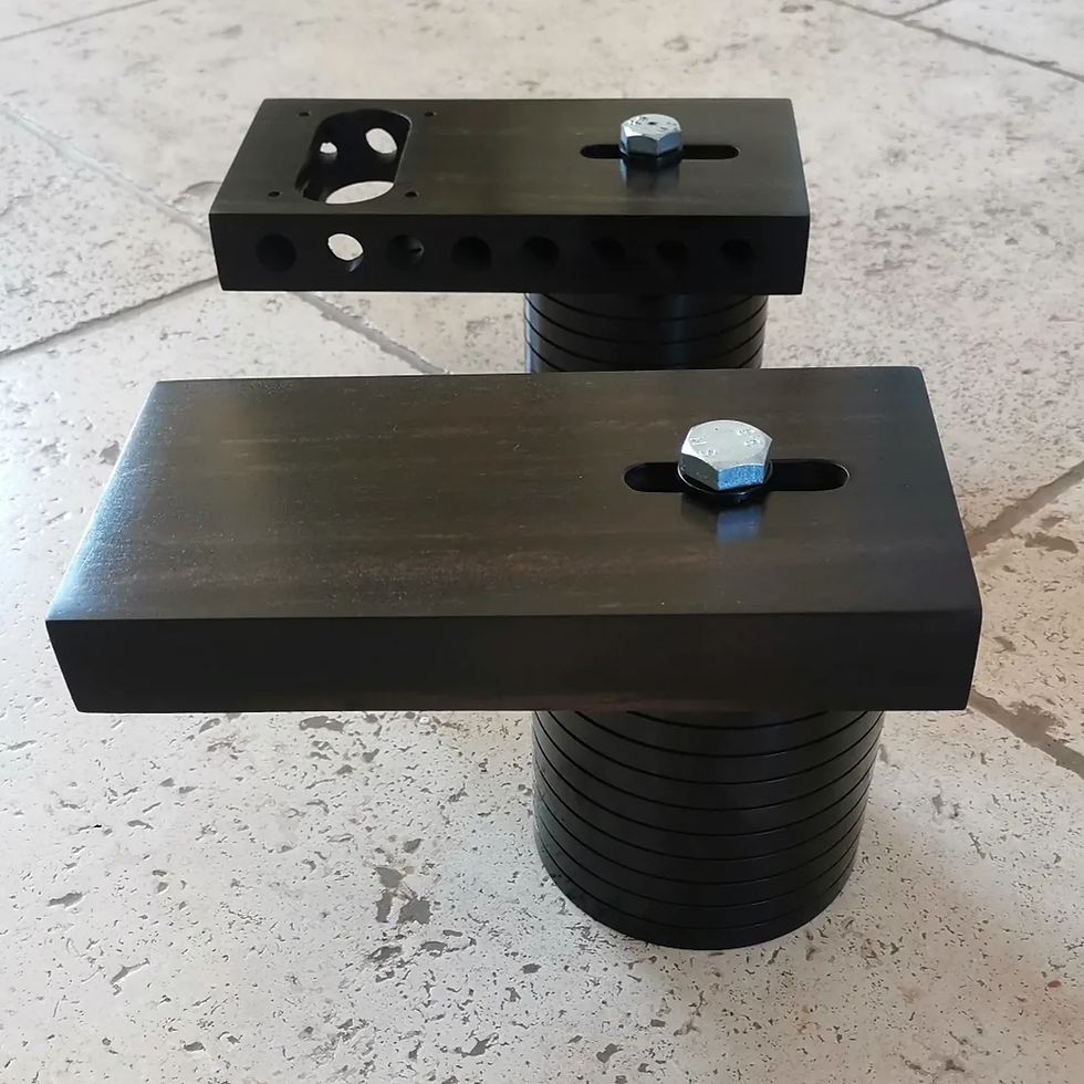 A Pair of Verdier La Platine tonearm mounts