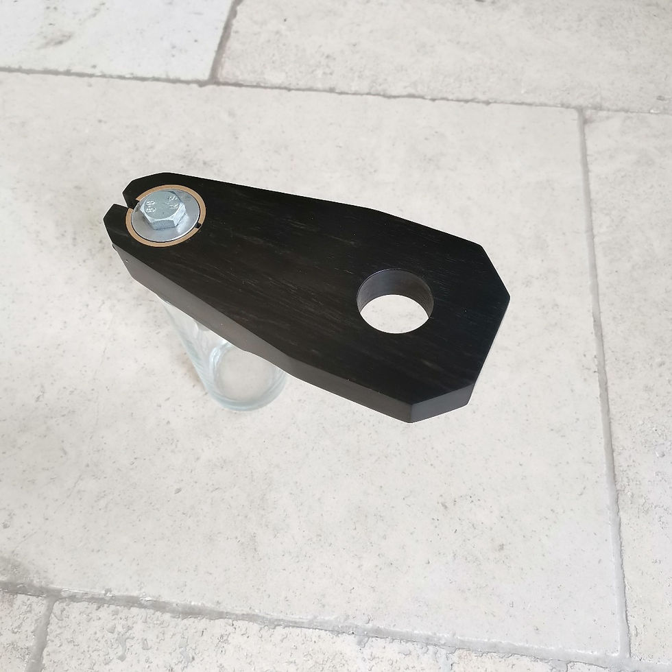 Micro Seiki solid ebony armboard
