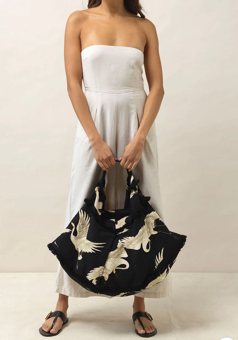 Thumbnail: One hundred stars black stork slouch bag 