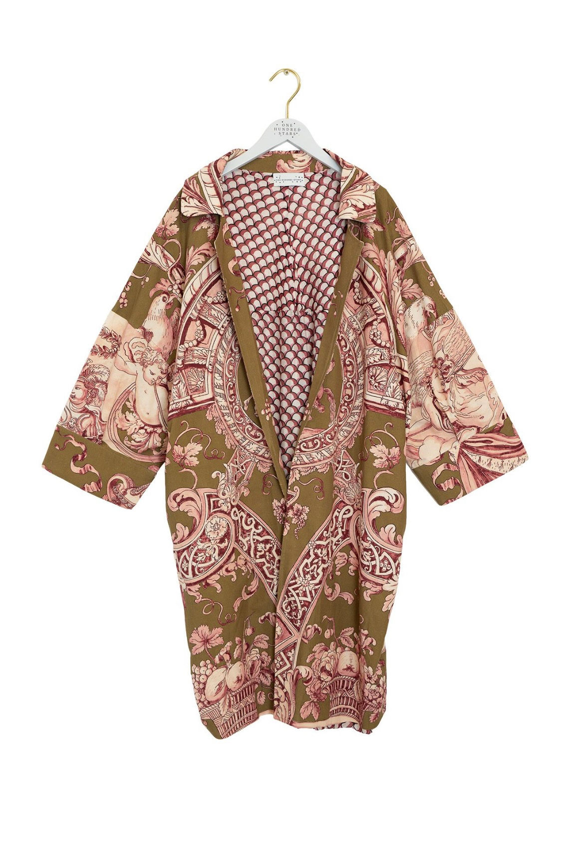 One hundred stars Angels Olive artisan coat