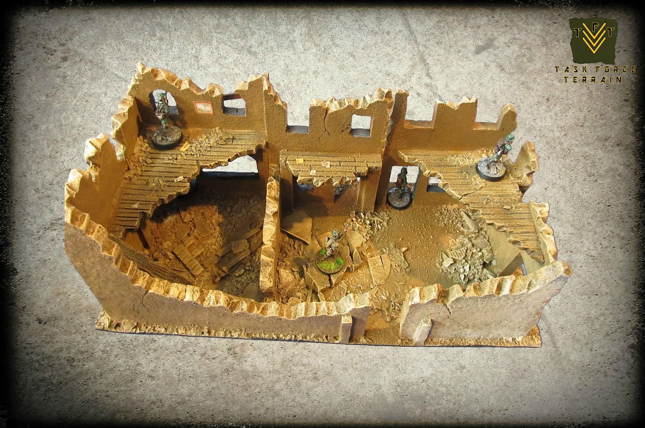 28mm Monte Cassino Buildings