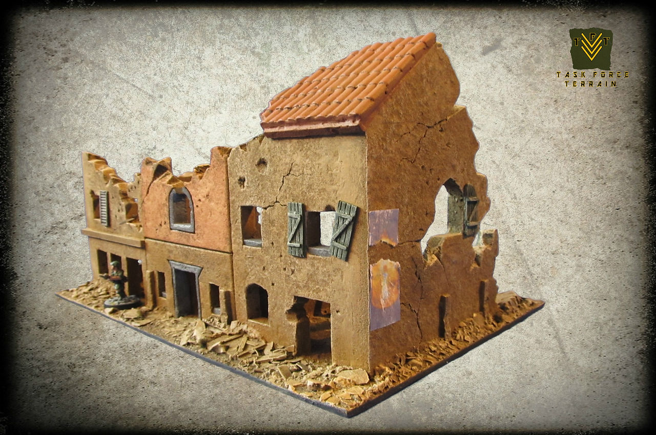 28mm Monte Cassino Buildings
