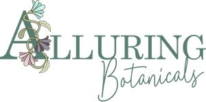 Alluring Botanicals logo, green