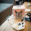 Thumbnail: Minos – “Neko” Glass Coffee Pot with Cat Handkerchief (Black Edition)