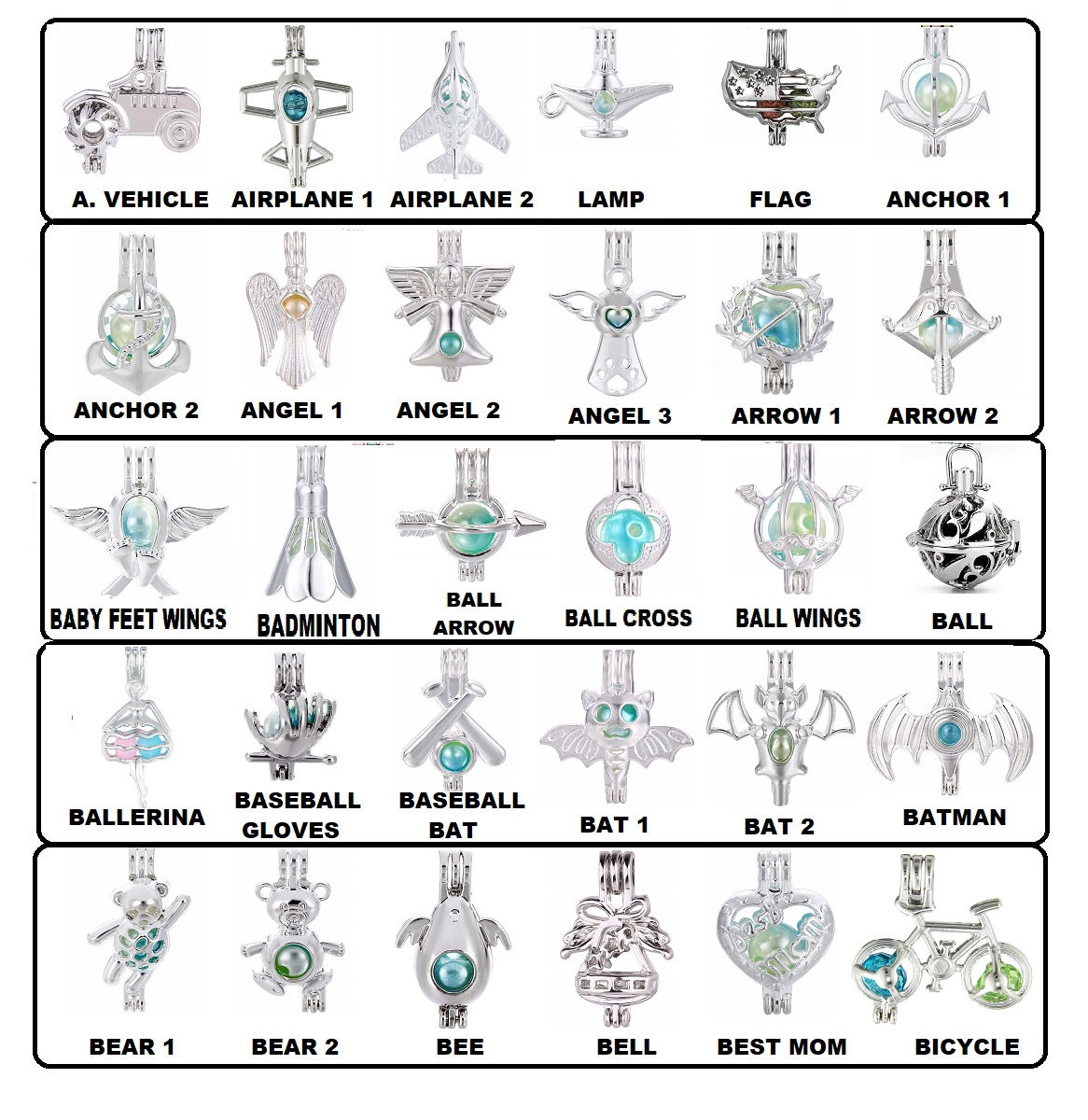 NEW!!! PEARL CAGES