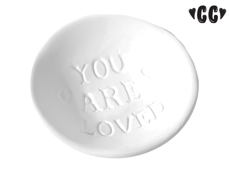 You Are Loved Dish (3" Dia)