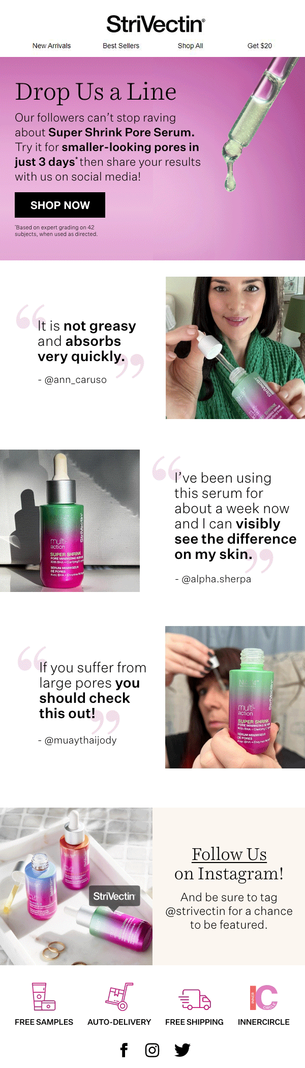 Skincare reviews