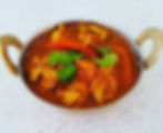 Chicken jalfrezi with rice