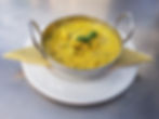 Mango chicken curry with rice