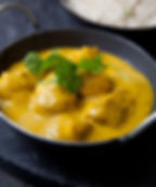 Chicken Korma and rice