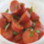 Chorizo in cider or red wine