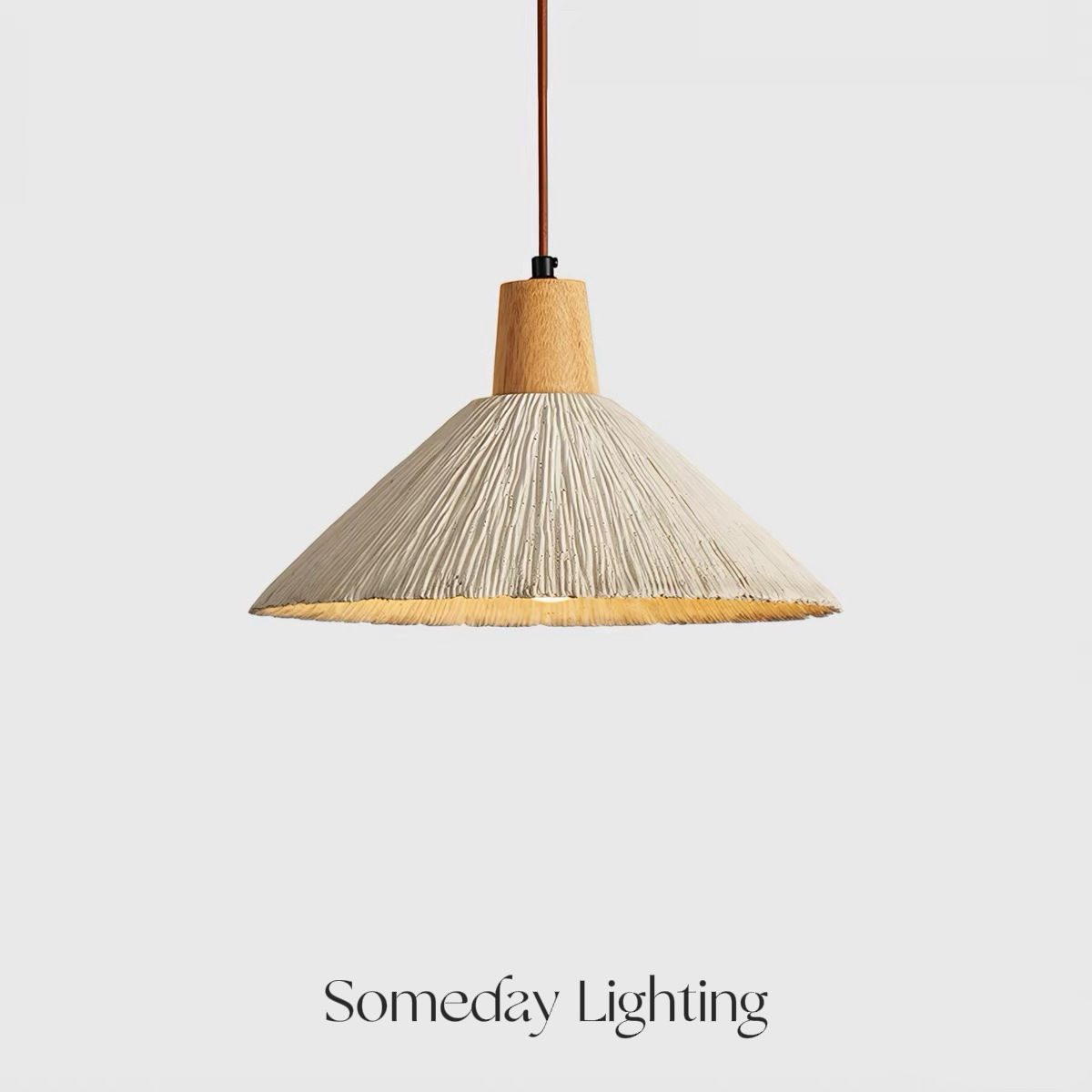 Đèn thả đá travertine STL-104