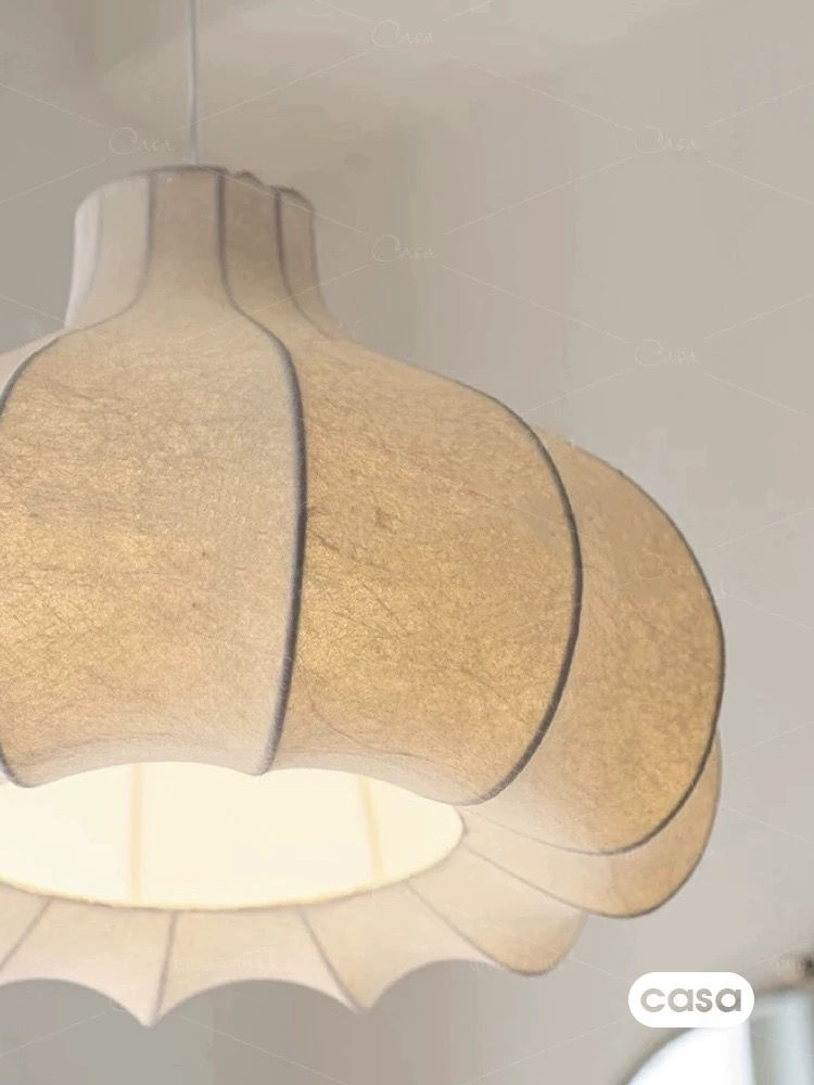 Hình thu nhỏ: Đèn thả vải tơ tằm SL-10