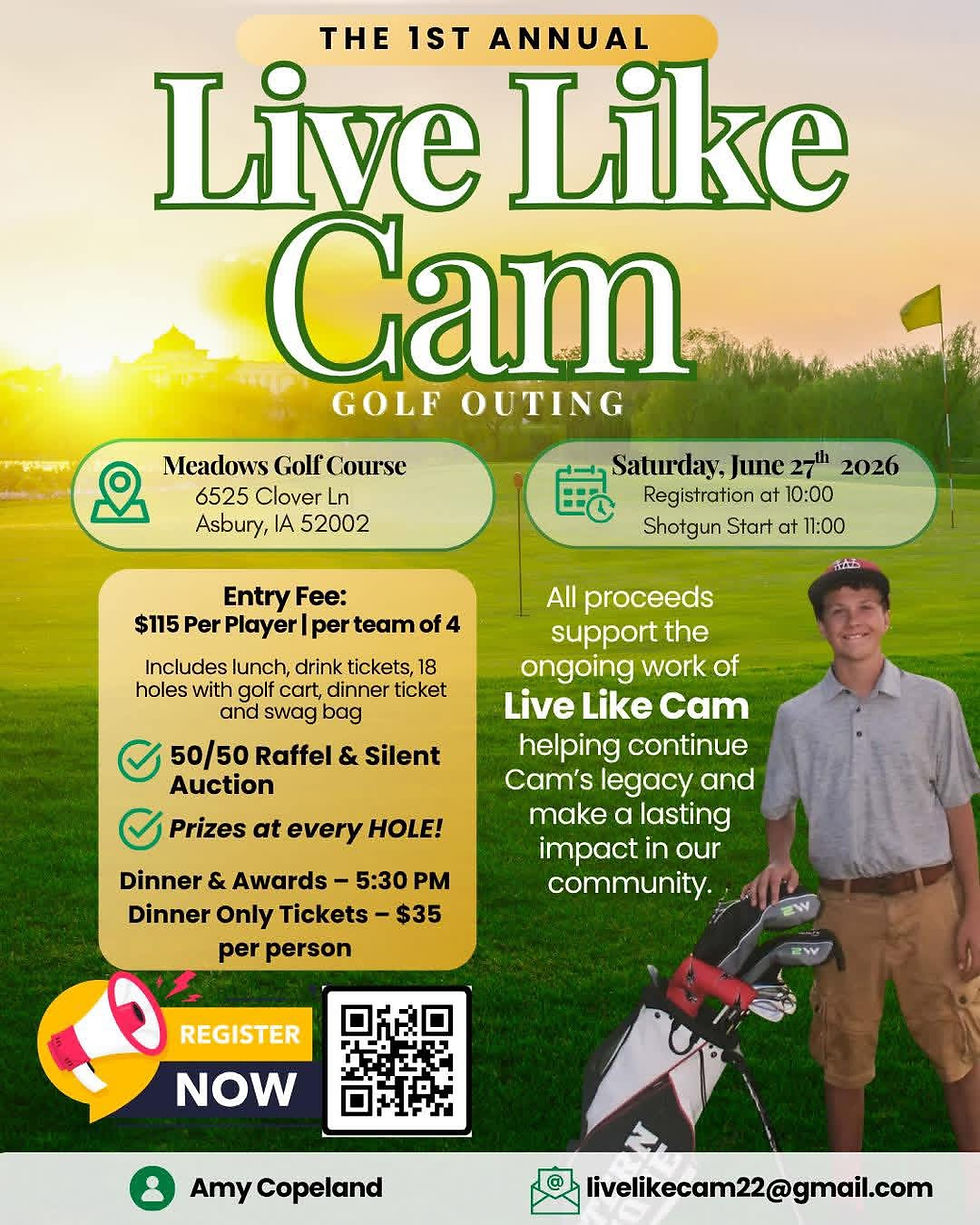 1st Annual Live Like Cam Golf Outing