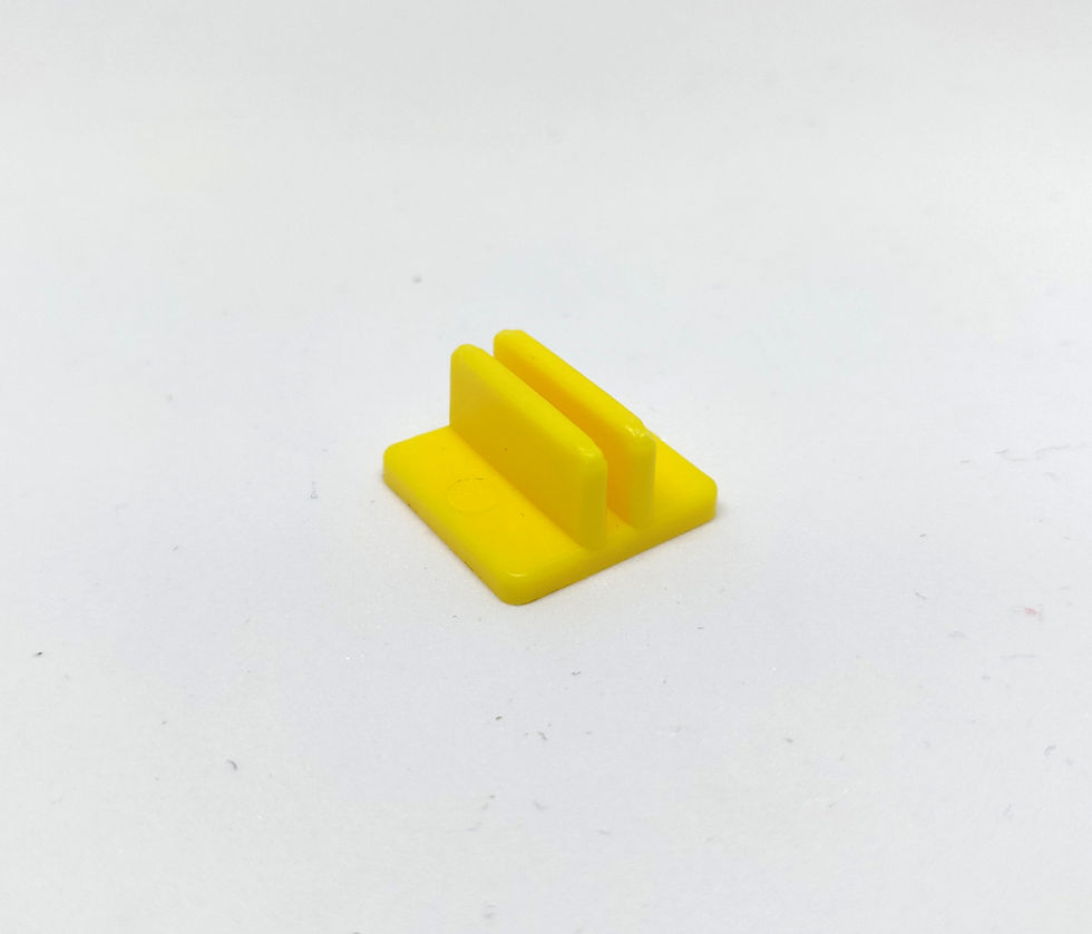 Thumbnail: Square Plastic Bases for Cardboard 20 mm