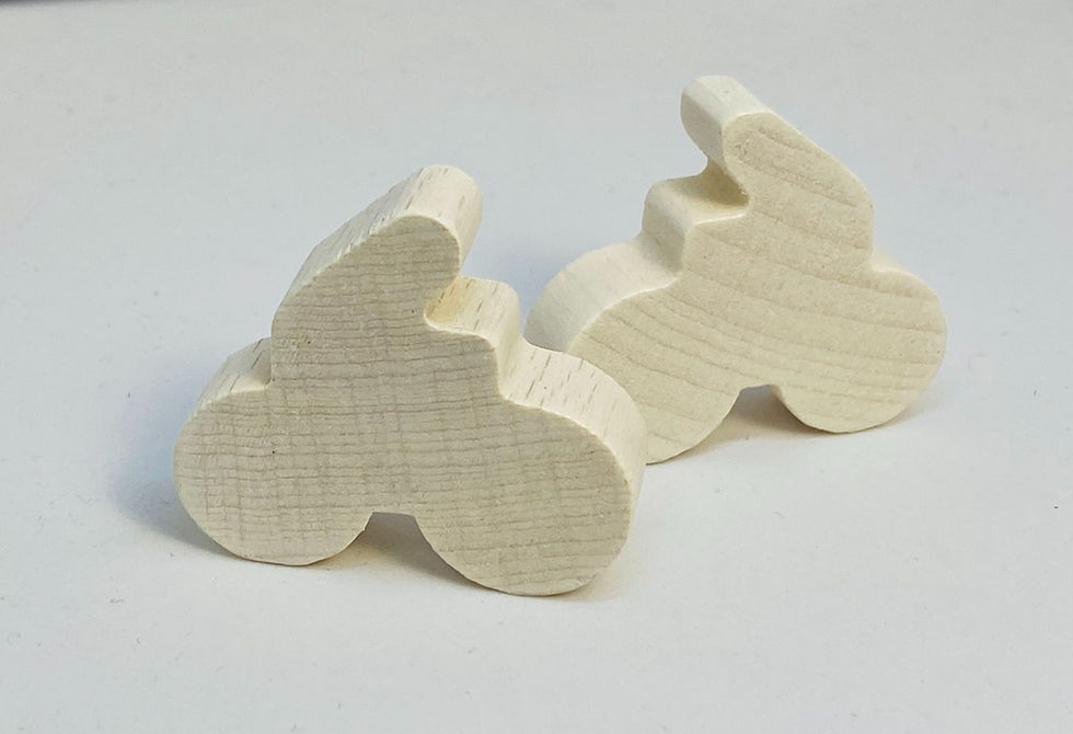 Thumbnail: Cyclist wooden figure.