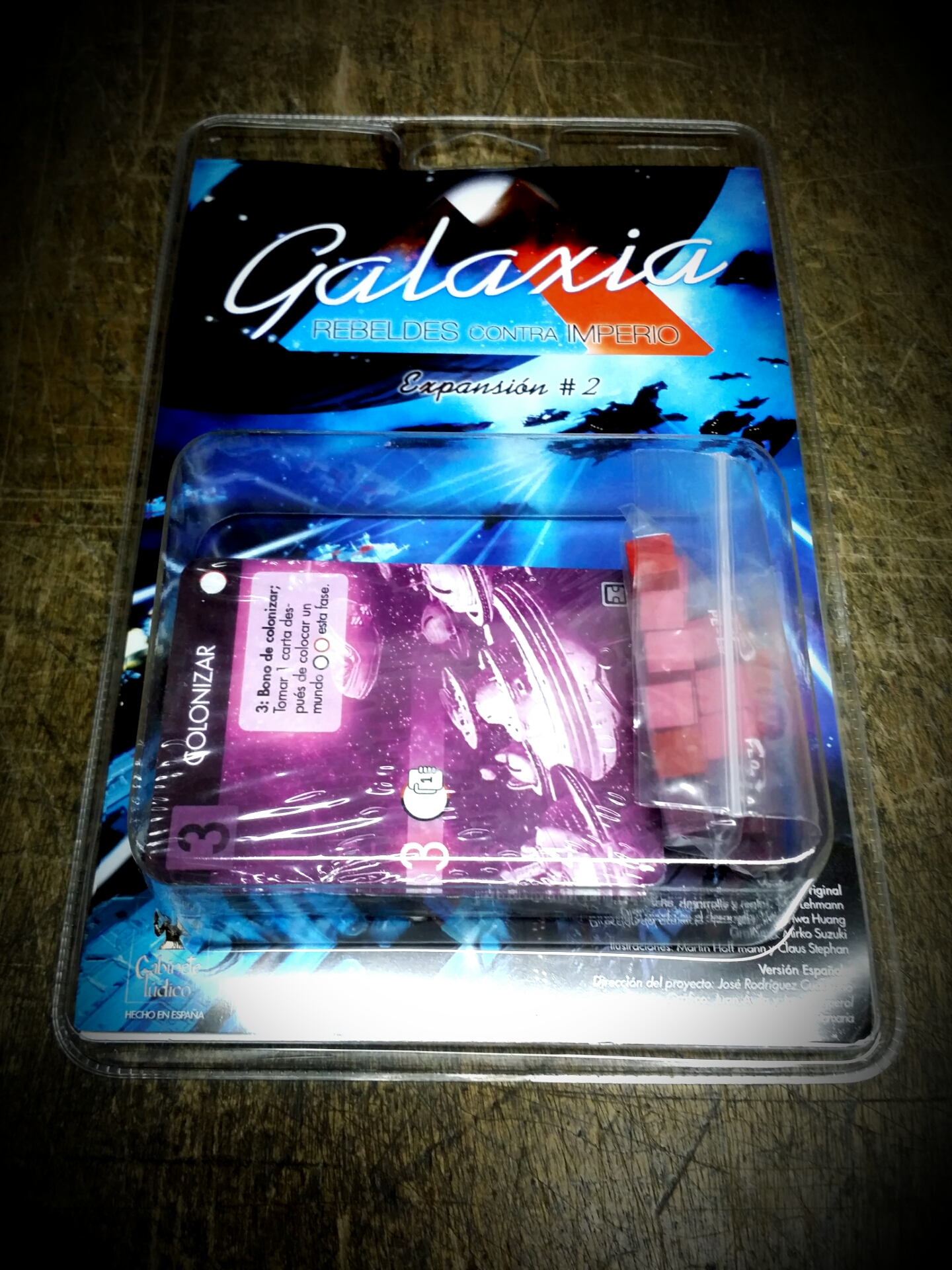 Blister juego de mesa Galaxia