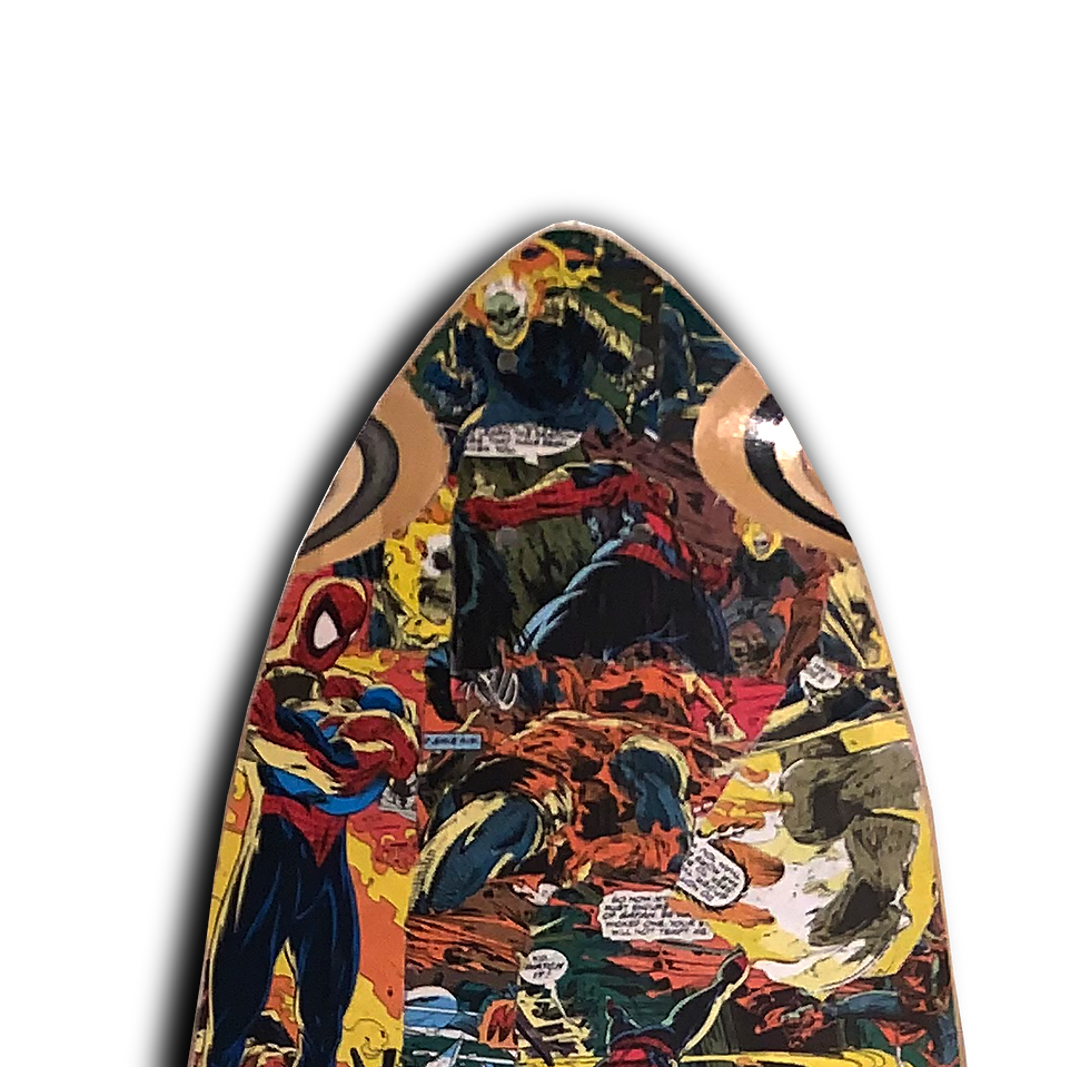 Custom Spiderman Skateboard Longboard (Hobgoblin)