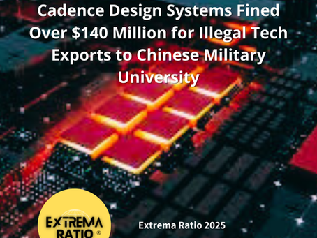 Cadence Design Systems Fined Over $140 Million for Illegal Tech Exports to Chinese Military University
