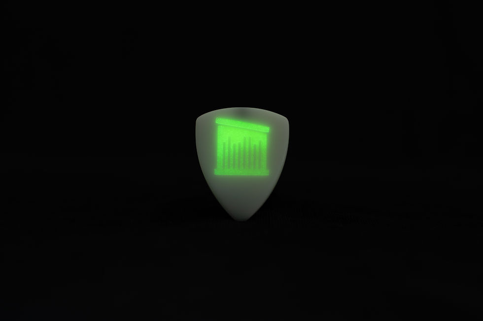 Miniatura: Plectrum Blanche V6 (com cordão)
