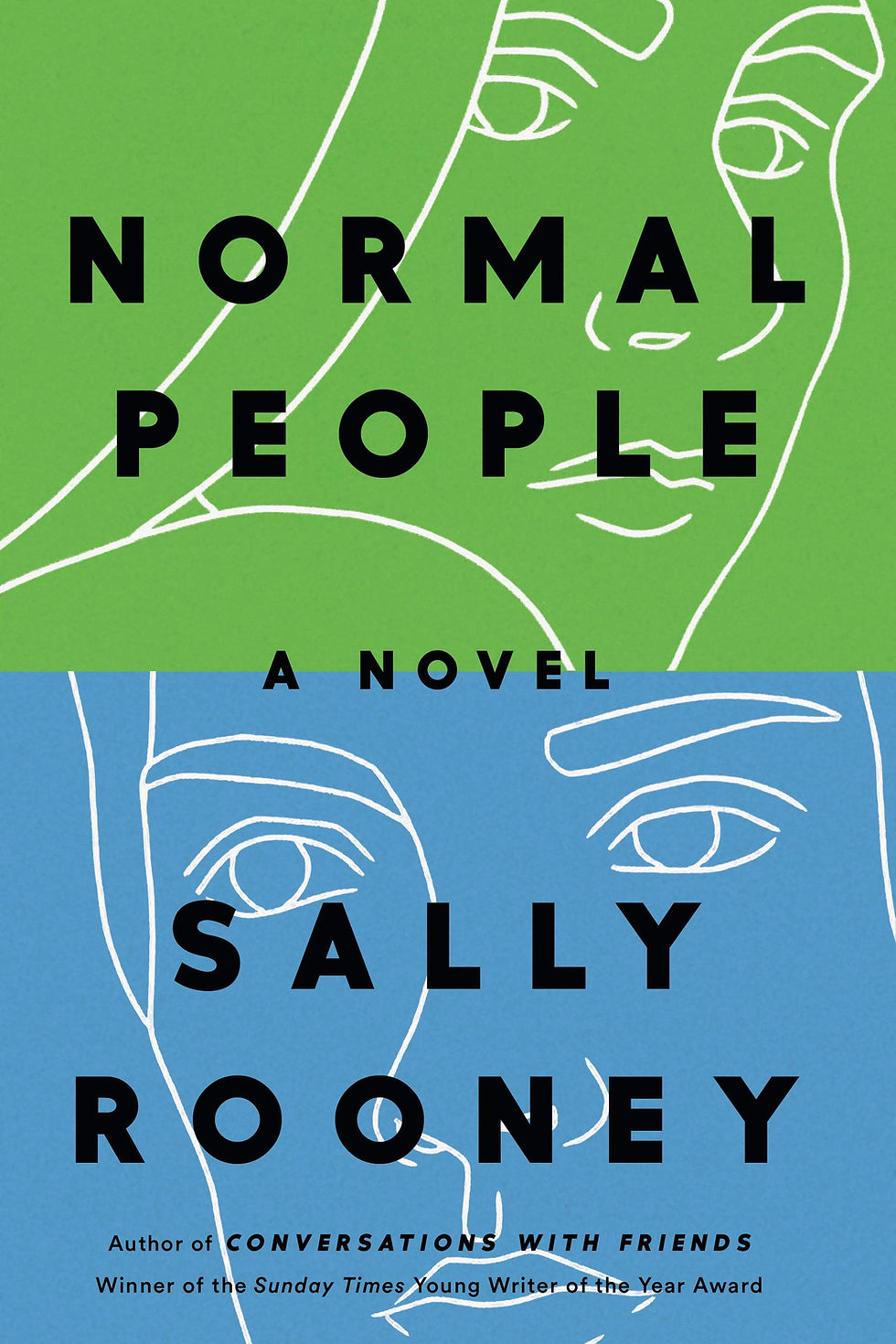The book cover of "Normal People" by Sally Rooney 