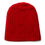 サムネイル： ふつか 無地ビーニー：COLUMBIAKNIT ウォッチキャップビーニー（レッド）